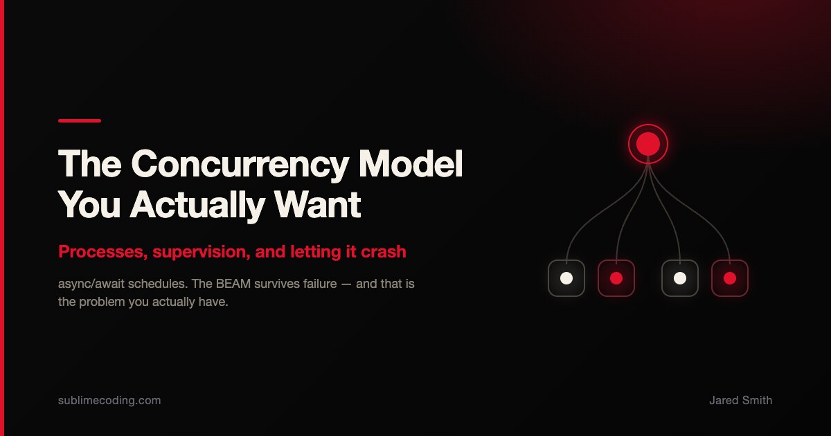 Elixir's Concurrency Model Is the One You Actually Want